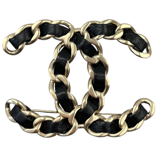 Chanel women brooch black - chanel, women's