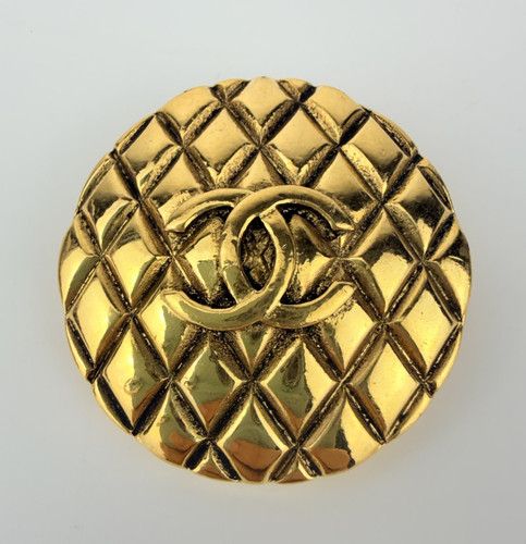 Chanel vintage logo round - cc,