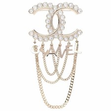 Authentic Chanel CC Brooch