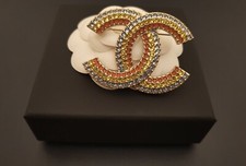 Authentic Chanel CC Brooch