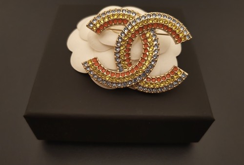 Authentic chanel brooch - authentic, cc