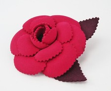 Authentic CHANEL Red Canvas