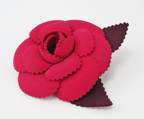 Authentic chanel red canvas - chanel,
