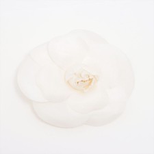 CHANEL CC Logo Crystal Brooch