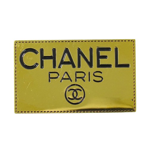 Chanel logo gold - cc,